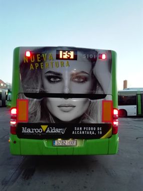 publicidad trasera autobus